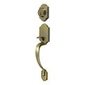 Deltana Hanover Home Series Sectional Handleset Entry Antique Brass 803871B-5